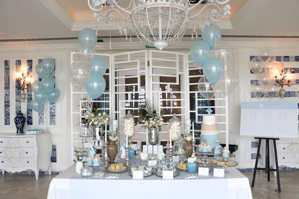 Grande Real Villa Italia Hotel & Spa Cascais Buitenkant foto A dessert table at a baby shower